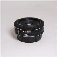 Used Canon EF 40mm f/2.8 STM Pancake Lens