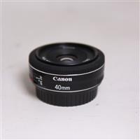 Used Canon EF 40mm f/2.8 STM Pancake Lens