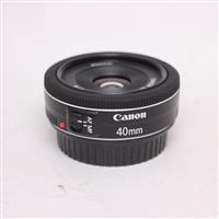 Used Canon EF 40mm f/2.8 STM Pancake Lens
