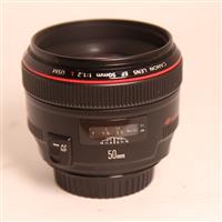 Used Canon EF 50mm f/1.2L USM Standard Lens