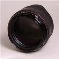 Used Canon EF 85mm f/1.2L II USM Short Telephoto Lens