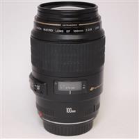 Used Canon EF 100mm f/2.8 USM Autofocus Macro Lens