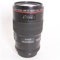 Used Canon EF 100mm f/2.8 USM Autofocus Macro Lens