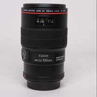 Used Canon EF 100mm f/2.8L IS USM Autofocus Macro Lens