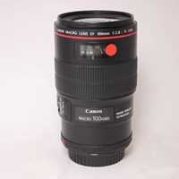 Used Canon EF 100mm f/2.8L IS USM Autofocus Macro Lens