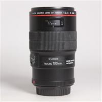 Used Canon EF 100mm f/2.8L IS USM Autofocus Macro Lens