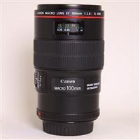 Used Canon EF 100mm f/2.8L IS USM Autofocus Macro Lens