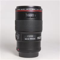 Used Canon EF 100mm f/2.8L IS USM Autofocus Macro Lens