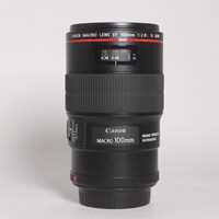 Used Canon EF 100mm f/2.8L IS USM Autofocus Macro Lens