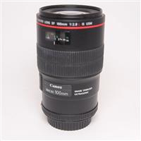 Used Canon EF 100mm f/2.8L IS USM Autofocus Macro Lens