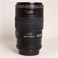 Used Canon EF 100mm f/2.8L IS USM Autofocus Macro Lens