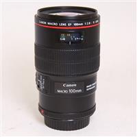 Used Canon EF 100mm f/2.8L IS USM Autofocus Macro Lens