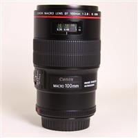 Used Canon EF 100mm f/2.8L IS USM Autofocus Macro Lens