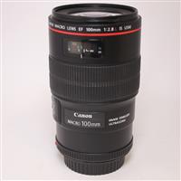 Used Canon EF 100mm f/2.8L IS USM Autofocus Macro Lens
