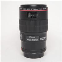 Used Canon EF 100mm f/2.8L IS USM Autofocus Macro Lens