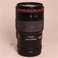 Used Canon EF 100mm f/2.8L IS USM Autofocus Macro Lens