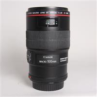Used Canon EF 100mm f/2.8L IS USM Autofocus Macro Lens