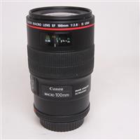 Used Canon EF 100mm f/2.8L IS USM Autofocus Macro Lens