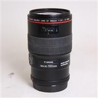 Used Canon EF 100mm f/2.8L IS USM Autofocus Macro Lens