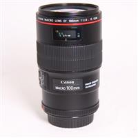 Used Canon EF 100mm f/2.8L IS USM Autofocus Macro Lens