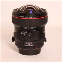 Used Canon TS-E 17mm f/4L Manual Focus Tilt Shift Lens