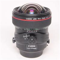 Used Canon TS-E 17mm f/4L Manual Focus Tilt Shift Lens
