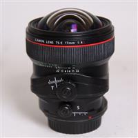 Used Canon TS-E 17mm f/4L Manual Focus Tilt Shift Lens