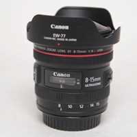 Used Canon EF 8-15mm f/4L Fisheye USM Lens