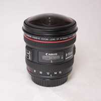 Used Canon EF 8-15mm f/4L Fisheye USM Lens