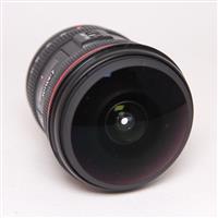 Used Canon EF 8-15mm f/4L Fisheye USM Lens