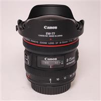 Used Canon EF 8-15mm f/4L Fisheye USM Lens