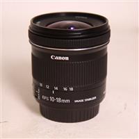 Used Canon EF-S 10-18mm f/4.5-5.6 IS STM Ultra Wide Angle Zoom Lens