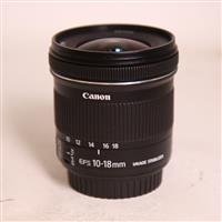 Used Canon EF-S 10-18mm f/4.5-5.6 IS STM Ultra Wide Angle Zoom Lens