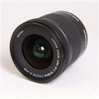 Used Canon EF-S 10-18mm f/4.5-5.6 IS STM Ultra Wide Angle Zoom Lens