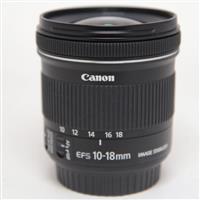 Used Canon EF-S 10-18mm f/4.5-5.6 IS STM Ultra Wide Angle Zoom Lens