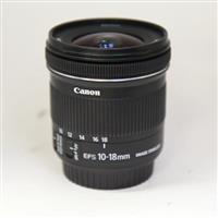 Used Canon EF-S 10-18mm f/4.5-5.6 IS STM Ultra Wide Angle Zoom Lens