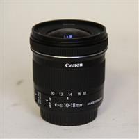 Used Canon EF-S 10-18mm f/4.5-5.6 IS STM Ultra Wide Angle Zoom Lens