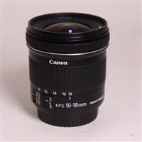 Used Canon EF-S 10-18mm f/4.5-5.6 IS STM Ultra Wide Angle Zoom Lens