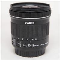 Used Canon EF-S 10-18mm f/4.5-5.6 IS STM Ultra Wide Angle Zoom Lens