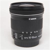 Used Canon EF-S 10-18mm f/4.5-5.6 IS STM Ultra Wide Angle Zoom Lens