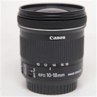 Used Canon EF-S 10-18mm f/4.5-5.6 IS STM Ultra Wide Angle Zoom Lens