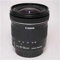 Used Canon EF-S 10-18mm f/4.5-5.6 IS STM Ultra Wide Angle Zoom Lens