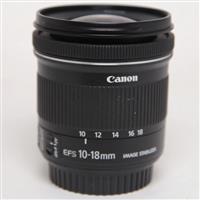 Used Canon EF-S 10-18mm f/4.5-5.6 IS STM Ultra Wide Angle Zoom Lens