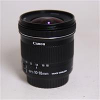 Used Canon EF-S 10-18mm f/4.5-5.6 IS STM Ultra Wide Angle Zoom Lens