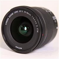 Used Canon EF-S 10-18mm f/4.5-5.6 IS STM Ultra Wide Angle Zoom Lens