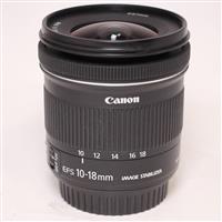 Used Canon EF-S 10-18mm f/4.5-5.6 IS STM Ultra Wide Angle Zoom Lens