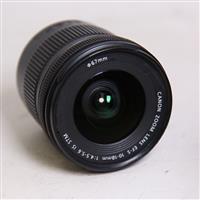 Used Canon EF-S 10-18mm f/4.5-5.6 IS STM Ultra Wide Angle Zoom Lens