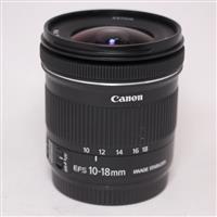 Used Canon EF-S 10-18mm f/4.5-5.6 IS STM Ultra Wide Angle Zoom Lens