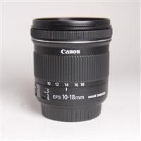 Used Canon EF-S 10-18mm f/4.5-5.6 IS STM Ultra Wide Angle Zoom Lens