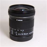 Used Canon EF-S 10-18mm f/4.5-5.6 IS STM Ultra Wide Angle Zoom Lens